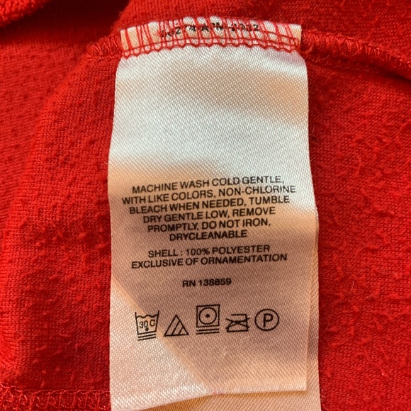 Columbia Louisville Cardinals women’s red 1/4 zip fleece pullover size S - Picture 3 of 7